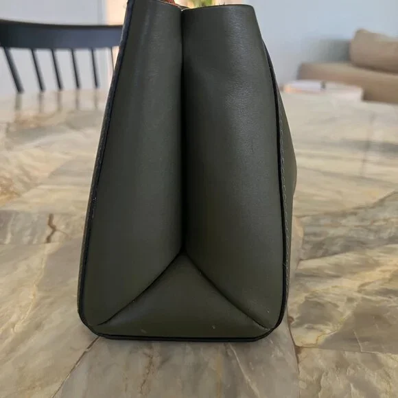 Rag & Bone Passenger Leather Crossbody Bag Green - Picture 3 of 8